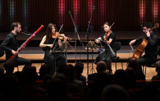 Anton Engelbach (Fagott), Yiju Michelle Seo (Violine),Juhee Lee (Viola), Eduardo Marcos Martínez Ferrer (Violoncello)