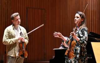 Baiba Skride und Orest Kudlovskyi Photo von Carsten Peter Schulze