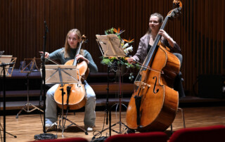 Linda Evelina Heiberga Violoncello Agnieszka Detko Kontrabass